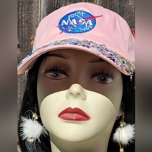 Pink NASA Embellished Cap